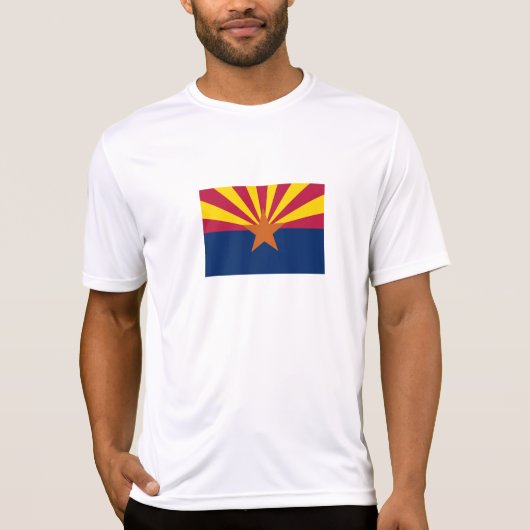 Staatsflagge von Arizona T-Shirt (Vorderseite)