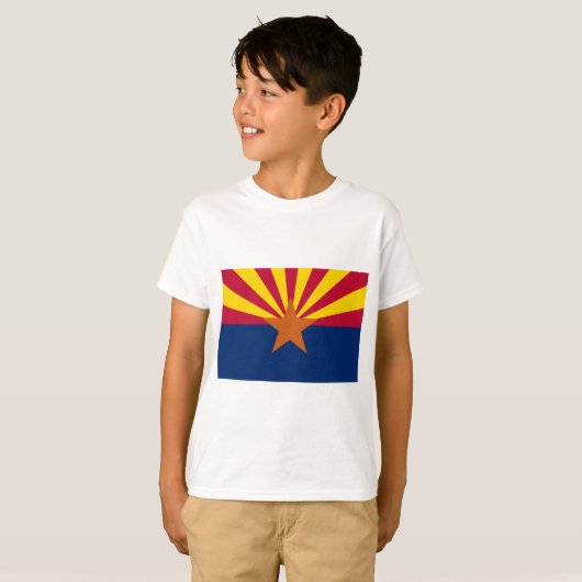 Staatsflagge von Arizona T-Shirt (Vorne ganz)