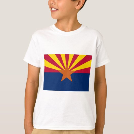 Staatsflagge von Arizona T-Shirt (Vorderseite)