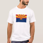 Staatsflagge von Arizona T-Shirt (Vorderseite)
