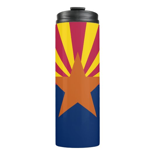 Staatsflagge von Arizona Thermosbecher (Vorderseite)
