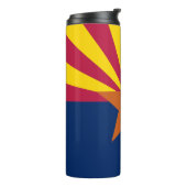 Staatsflagge von Arizona Thermosbecher (Nach links gedreht)