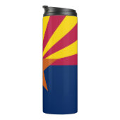 Staatsflagge von Arizona Thermosbecher (Nach rechts gedreht)