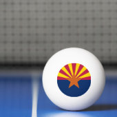 Staatsflagge von Arizona Tischtennisball (Netto)