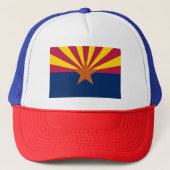 Staatsflagge von Arizona Truckerkappe (Vorderseite)