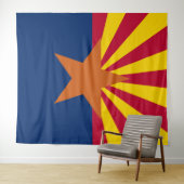 Staatsflagge von Arizona Wandteppich (Beispiel (Horizontal))