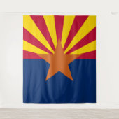 Staatsflagge von Arizona Wandteppich (Vorderseite)