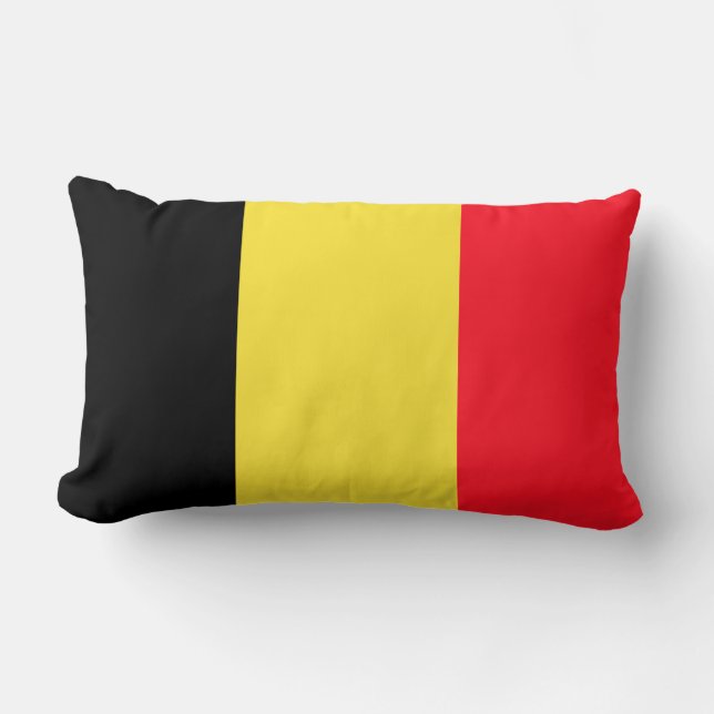 Staatsflagge von Belgien Lendenkissen (Vorderseite)