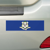 Staatsflagge von Connecticut Autoaufkleber (Auf Auto)