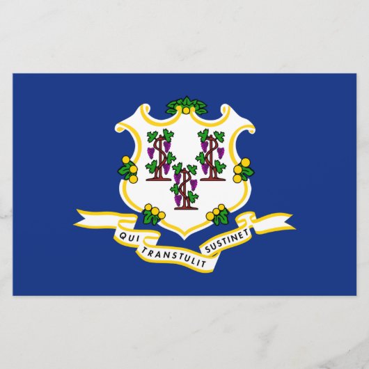 Staatsflagge von Connecticut Briefpapier (Vorderseite)