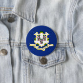 Staatsflagge von Connecticut Button (Beispiel)