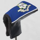 Staatsflagge von Connecticut Golf Headcover (3/4 Vorderseite)
