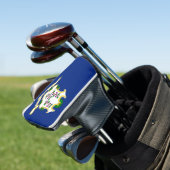 Staatsflagge von Connecticut Golf Headcover (In Situ)