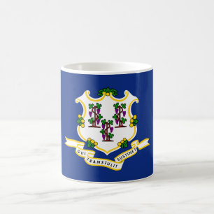 Staatsflagge von Connecticut Kaffeetasse