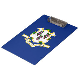 Staatsflagge von Connecticut Klemmbrett