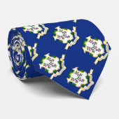 Staatsflagge von Connecticut Krawatte (Gerollt)