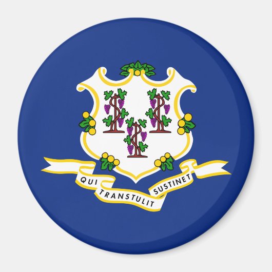 Staatsflagge von Connecticut Magnet (Vorne)