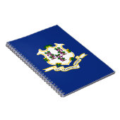 Staatsflagge von Connecticut Notizblock (Rechte Seite)