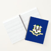 Staatsflagge von Connecticut Notizblock (Innenseite)