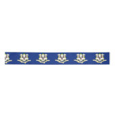Staatsflagge von Connecticut Satinband (Vorderseite)