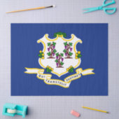 Staatsflagge von Connecticut Seidenpapier (Basteln)