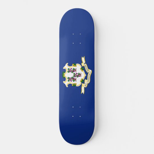 Staatsflagge von Connecticut Skateboard (Vorderseite)