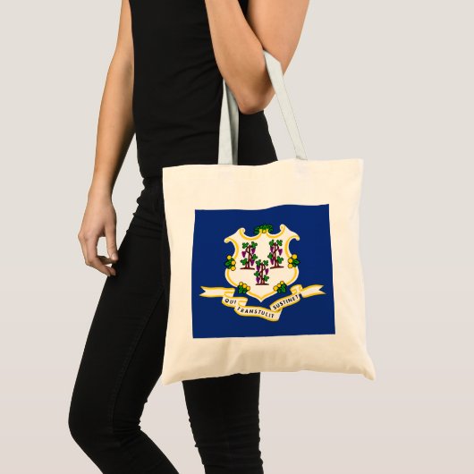 Staatsflagge von Connecticut Tragetasche (Vorderseite (Produkt))