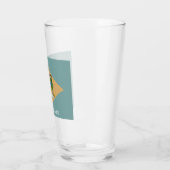Staatsflagge von Delaware (DE, USA) Glas (Links)