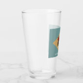 Staatsflagge von Delaware (DE, USA) Glas (Rechts)