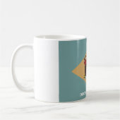Staatsflagge von Delaware (DE, USA) Kaffeetasse (Links)