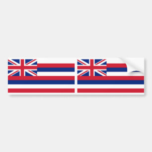Staatsflagge von Hawaii Autoaufkleber