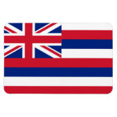 Staatsflagge von Hawaii Magnet (Horizontal)