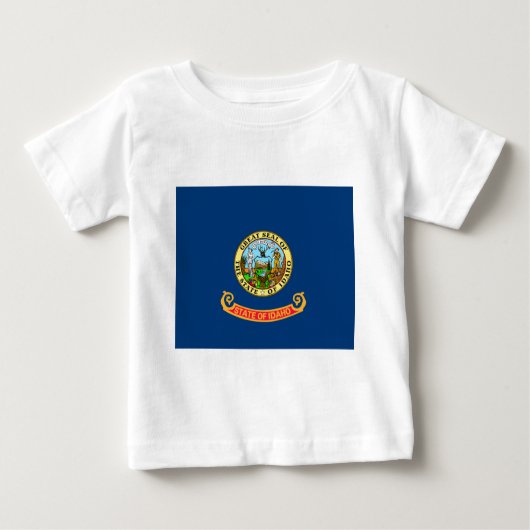 Staatsflagge von Idaho Baby T-shirt (Vorderseite)