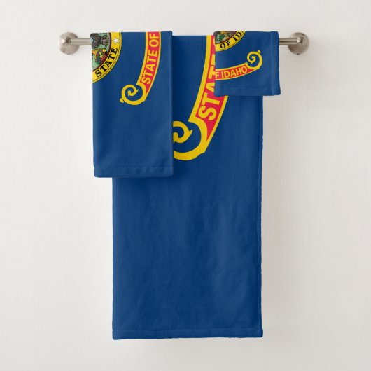 Staatsflagge von Idaho Badhandtuch Set (Insitu)