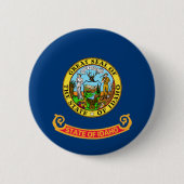 Staatsflagge von Idaho Button (Vorderseite)