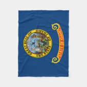 Staatsflagge von Idaho Fleecedecke (Vorderseite)
