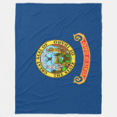 Staatsflagge von Idaho Fleecedecke (Vorderseite)
