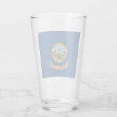 Staatsflagge von Idaho Glas (Rückseite)