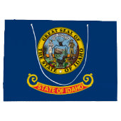 Staatsflagge von Idaho Große Geschenktüte (Rückseite)