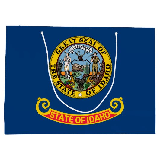 Staatsflagge von Idaho Große Geschenktüte (Rückseite)