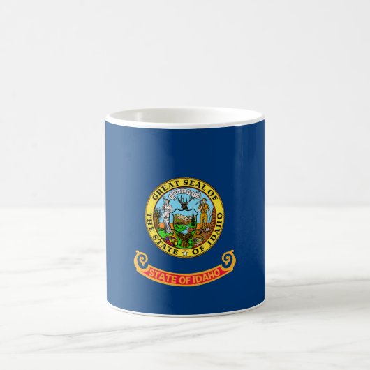 Staatsflagge von Idaho Kaffeetasse (Mittel)