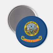 Staatsflagge von Idaho Magnet (Vorderseite/Rückseite)