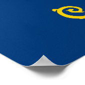 Staatsflagge von Idaho Poster (Ecke)
