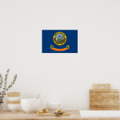 Staatsflagge von Idaho Poster (Küche)