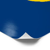 Staatsflagge von Idaho Poster (Ecke)