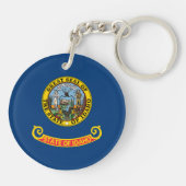 Staatsflagge von Idaho Schlüsselanhänger (Rückseite)