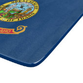 Staatsflagge von Idaho Schneidebrett (Ecke)