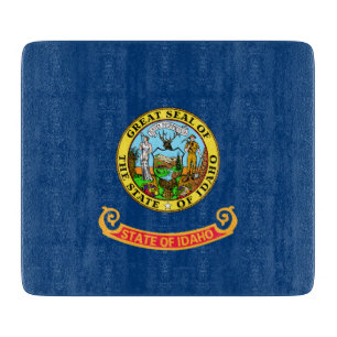 Staatsflagge von Idaho Schneidebrett