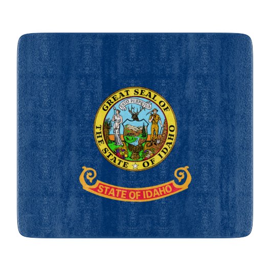 Staatsflagge von Idaho Schneidebrett (Vorderseite)