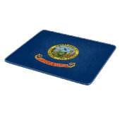 Staatsflagge von Idaho Schneidebrett (Ecke)